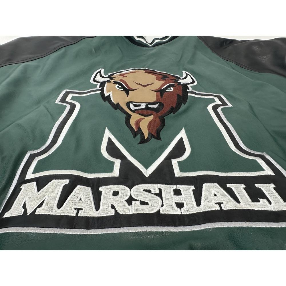 Marshall University Steve & Barrys Bomber Wool Blend Varsity Jacket Mens‎ XL - Picture 8 of 8